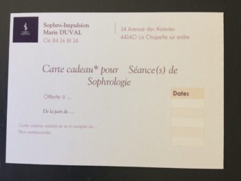 Visuel du verso de la carte cadeau sophrologie-Marie Duval sophrologue