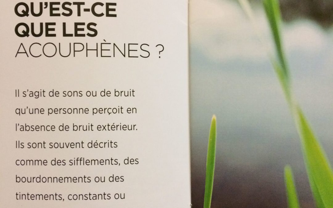 Définition de l'acouphène rédigée par France acouphènes- Marie Duval sophrologue