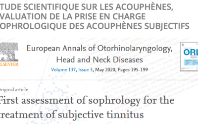 Etude scientifique : évaluation de la prise en charge des acouphènes par un protocole spécifique de sophrologie